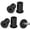 Black, variant on Borcorz 4-Pack Starlink Wall Cable Pass Through Bushing Kit, 3/4 inch Silicone Grommets for Ethernet Routing, White
