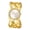 Gold, variant on Avaner Women's Luxury Cuff Bracelet Watch: Stainless Steel Stap Imitation diamond-Look Bezel Easy-to-Read Roman Numeral Markers Analog Quartz Watch