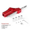 thumbnail image 5 of Red Shift Knob Extension Adjustable Lever Extender Gear Shifter for Honda Acura, 5 of 5