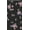 BLACK/ROSE/SKY, variant on Challis Rayon Printed Leona, Floral Fabric, Dress Fabric, Sewing Fabric (BLUSH/ROSE/BLUE, ByYard)