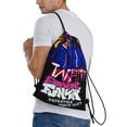 thumbnail image 3 of Friday Night Funkin' Drawstring Backpack, Lightweight Gym Bag, Water-Resistant String Bag for Sports, Travel, Swimming, Beach, 3 of 9