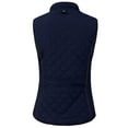 thumbnail image 3 of J. METHOD Women’s Quilted Vest Reversible Lightweight Sleeveless Full Zip Up Faux Fur Lining Gilet Jacket with Pockets NEWV44 Dark Navy 3XL, 3 of 6