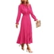 thumbnail image 1 of Vestido PRETTYGARDEN 2025 Primavera Otoño Midi con Lunares Suizos Rosa L, 1 of 8