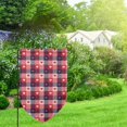 thumbnail image 4 of Sigee Heart Plaid Printed Flag12.5 * 18in Outdoor Yard Flags For Garden Decor, 4 of 9