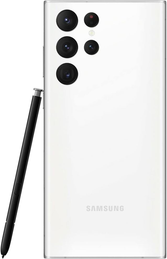 Restored Samsung Galaxy S22 Ultra 5G, 256GB, Phantom White - Unlocked (Refurbished)