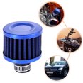 thumbnail image 3 of 2uds 12mm Universal Aire Filtro Limpiador con Ajustable Abrazadera Azul Unique Bargains filtros de aire para deportes motorizados, 3 of 7