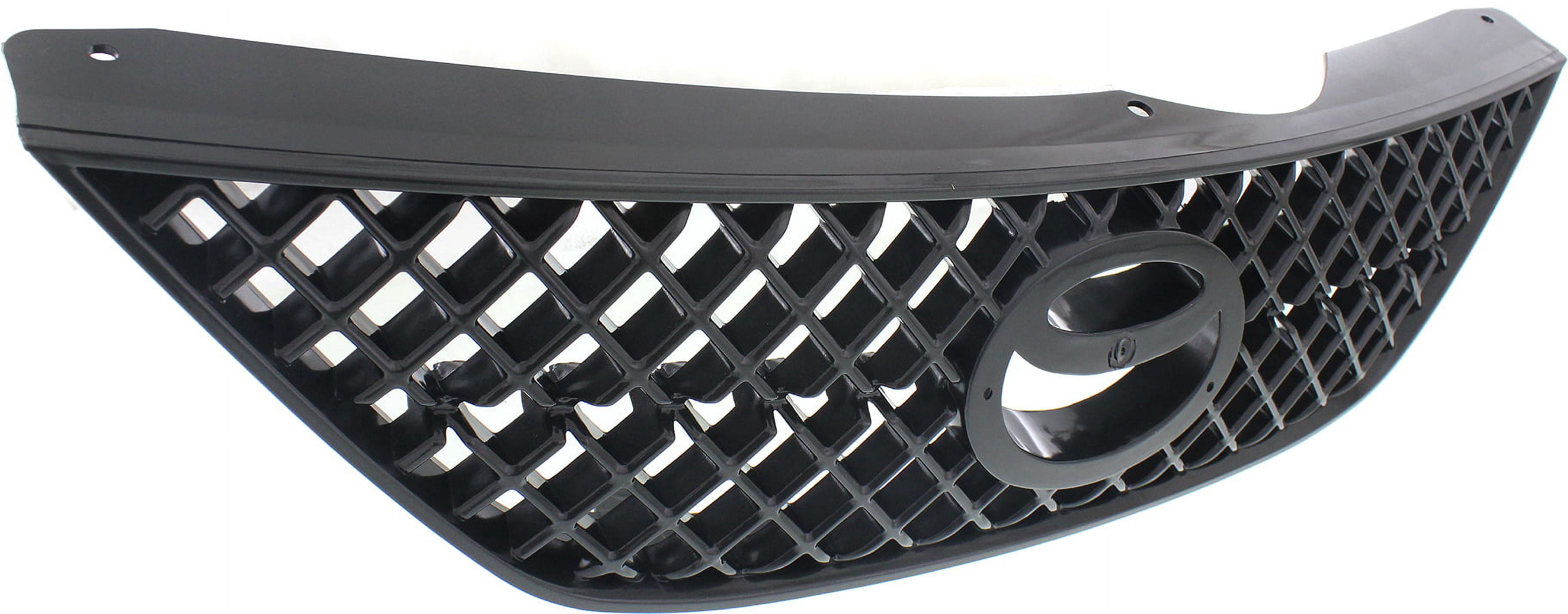 Grille Assembly Compatible With 2006-2008 Toyota Solara Black Shell and Insert