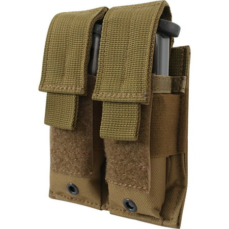 Coyote Brown - Tactical MOLLE Double 9MM Pistol Mag