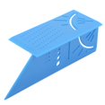 thumbnail image 2 of 3D Outil de Mesure d'Angle de Travail du Bois Règle d'Angle Carrée Règle de Jauge pour Charpentier (Bleu), 2 of 8