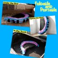 thumbnail image 4 of YORIN 36" Trampoline for Kids, 3FT Mini Indoor/Outdoor Foldable Toddler Trampoline with Adjustable Foam Handle, Small Rebounder Fitness Trampoline with No-Gap Padded Cover, Gift for Baby, Girls, Boys, 4 of 10
