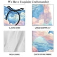 thumbnail image 4 of luoweisi Men's Beach Shorts Quick Dry Swim Trunks with Mesh Lining Clouds XL, 4 of 5
