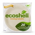 thumbnail image 1 of Platos desechables Ecoshell biodegradables pasteleros 20 pzas, 1 of 1