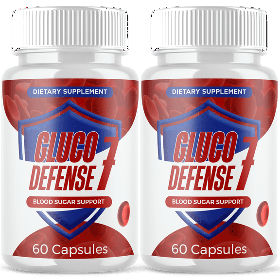 Gluco Defense 7 Blood Balance Support Pills Advanced Formula Vitamin Supplement 120 Capsules