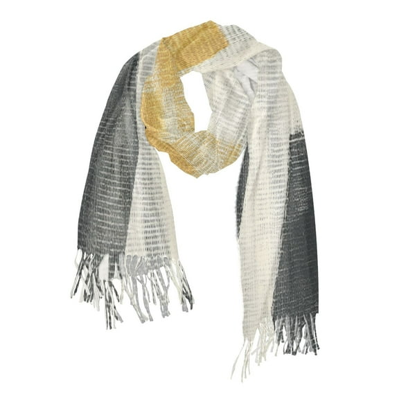Abstract Geometric Pattern Soft Stylish Scarf 86.6''x30.7'' Lightweight and Warm, Breathable