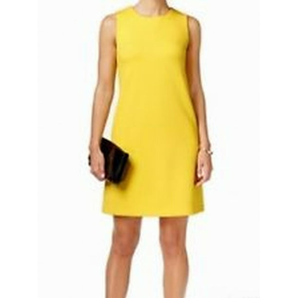 Tommy Hilfiger - Tommy Hilfiger NEW Yellow Women Size 6 Textured Scoop ...