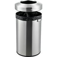 thumbnail image 6 of Global Industrial Stainless Steel Round Open Top Trash Can 21 Gallon, 6 of 7