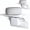 2, variant on NovaBreeze Wall Outlet Floating Shelf with Cord Organizer Strap,for Bathroom Kitchen Bedroom– White, 1 Pack