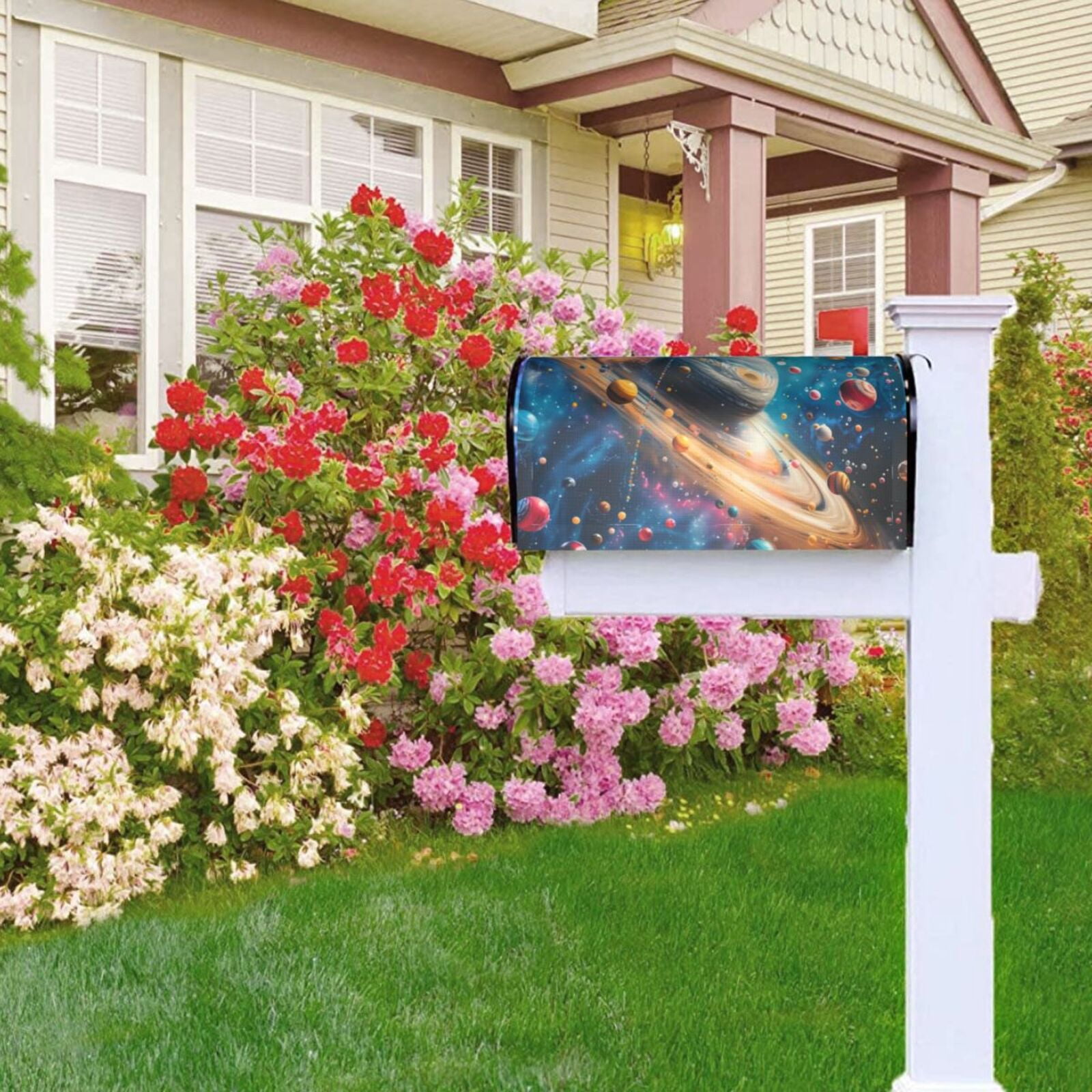 Kdxio Magnetic Mailbox Cover 21x18 in Mailbox Cover Outdoor Decoration Holiday Mailbox Covers for Home Garden Yard-21x18 in