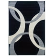 thumbnail image 2 of Corfu Power Loomed 1'10" x 2'10" Rug, Black/Grey, 2 of 3