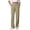 Khaki, variant on Women's High Waist Pleated Wide Leg Dress Pants, Tailored Trousers with Side Pockets, S-XXXL