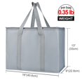 thumbnail image 2 of Bolsas Reutilizables para Compras Bodaon X-Grande Paquete de 5 Gris, 2 of 6