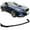 Matte Black, variant on Ikon Motorsports Front Bumper Lip Compatible With 2018-2024 Infiniti Q50 Base/Non-Sport Models Matte Black PP Polypropylene 3PCS Add-On Front Lip Spoiler Splitter