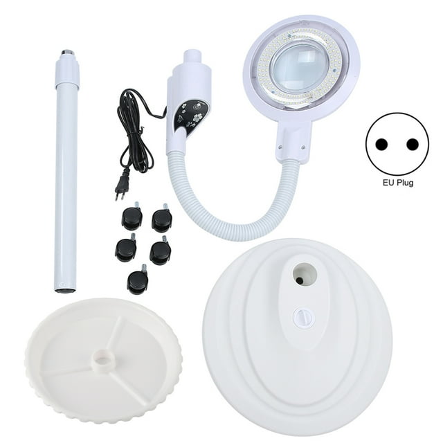 Sailing Lámpara de pie LED ajustable para salón de belleza, tatuajes, decoración de uñas - Protección e iluminación para los ojos - Enchufe europeo de 220 V