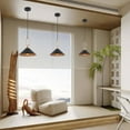thumbnail image 3 of Industrial Chandelier 3-Light Kitchen Pendant Ceiling Lighting Fixture Without Bulb Hanging Lamp 60W, 3 of 20