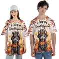 thumbnail image 4 of Happy Thanksgiving Scottish Terrier Welcome Thankful Fall Autumn Pumpkin All Over Print 3D Baseball Shirt Scottie Dog Lover Gifts Softball Sport - 02021, 4 of 6