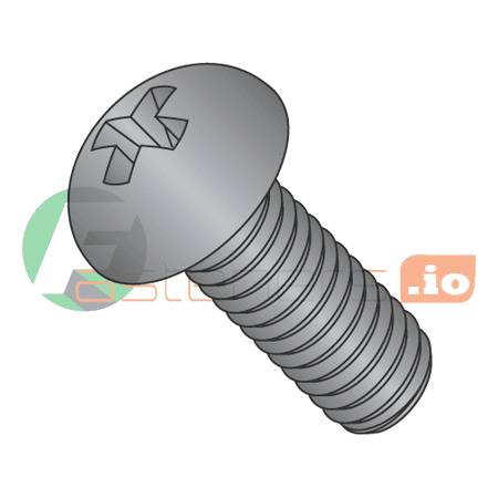 

6-32 x 1/2 Machine Screws / Phillips / Round Head / Steel / Black Zinc (Quantity: 10 000 pcs)