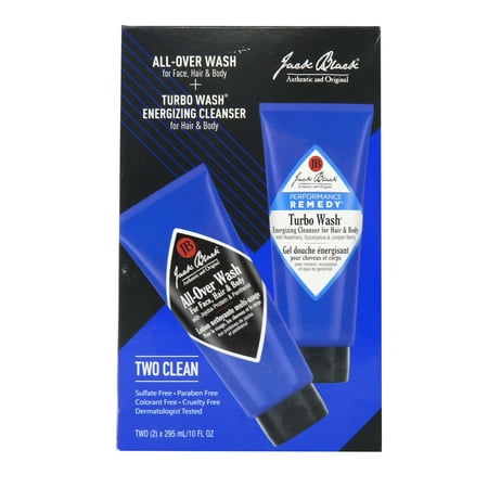Jack Black All Over Wash & Turbo Wash Two Clean Combo Pack