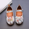 thumbnail image 6 of Otqutp Birthday Flower Girls Shoes 1-6 Years Fashion Autumn Girls Casual Shoes Flat Lightweight Colorful Bow Cute Shiny Dress Shoes, 6 of 7