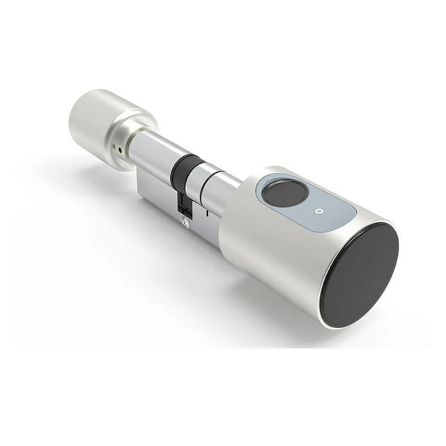 Door Lock, Adjustable Euro Cylinder Smart Lock Tuya BLE Finrprint IC Card Keys Phone App Home Electronic Door Lock Core Digital Keyless ,Easy to Install