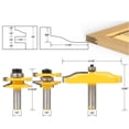 thumbnail image 4 of Juego De Brocas Para Enrutador De Espiga Para Gabinete De Panel De Puerta Broca de enrutador clásica de 3 uds. Broca de enrutador de junta recta de vástago de 1/2 pulgada resistente y duradera Wdftyju Libre de BPA, 4 of 5