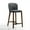 Gray, variant on Omax Decor Larsen 26" Solid Wood and Fabric Counter Stool in Gray