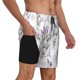 thumbnail image 2 of Fotbe Lavender Flowers Traje de Baño para Hombre – Shorts de Natación de Secado Rápido con Forro y Bolsillos-X-Large, 2 of 6
