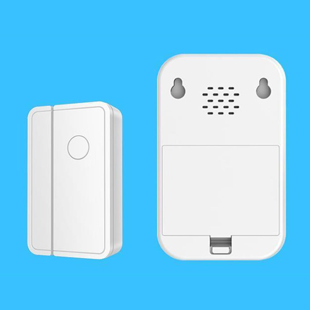 Wireless Doorbell Door & for Window Sensor 52 Prompt Sound Security Shop Alarm White
