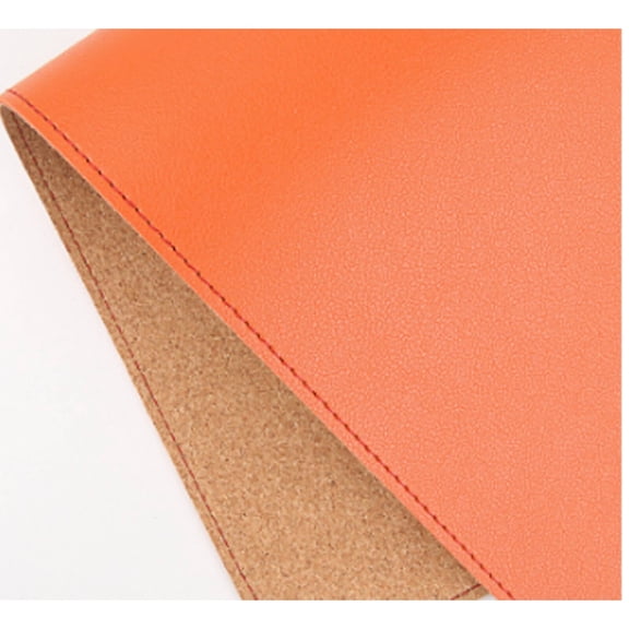 RLESO 2026 New Desk Mat Non-Slip Backing for Stability Mouse Mat Two-In-One Reversible Design Gaming Mouse Pad for Office Home Gaming Study Orange