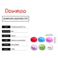 thumbnail image 2 of Big Slow Rebound Dumpling Squishy Toys Mystery Pack, Soft Steamer Included Squishies, Anxiety Relief Sensory Fidget Toys for Daily Use, 2 of 8
