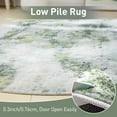thumbnail image 6 of Carvapet Small Round Area Rug, Non-Slip Washable Circle Rug for Kitchen Bathroom Living Bedroom, Super Soft Absorbent Carpet Low Pile, 3ft, Green, 6 of 7