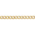thumbnail image 2 of Leslie's 14k Yellow Gold 5.25mm Semi-Solid Curb Link Chain, 2 of 4