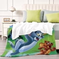 thumbnail image 4 of Tom y Jerry anti-pilling, suave, ligera, esponjosa y acogedora de lujo para hogar y cocina – Perfecta para niños y adultos,50X70cm, 4 of 6