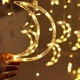 thumbnail image 4 of Galactic Symphony: cortina de luces con forma de luna y estrellas, resistente al agua y controlada de forma remota, de alto brillo, adecuada para lugares dispersos, decoración interior y exterior, 4 of 5