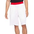 thumbnail image 2 of Nike HBR Basketball Shorts Dri-Fit Men's White Red Black CU4327-100 (M), 2 of 7