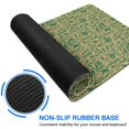 thumbnail image 6 of Long Mouse Pads for Desk,Green Bigfoot and Text Pattern Desk Mats on Top Of Desks, Desk Mouse Pad Extra Large with 3mm Non-Slip Base and Stitched Edge for Gaming,Office,Work,Home 47.3"x23.6", 6 of 6