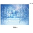 thumbnail image 2 of ABPHOTO Polyester 5X7ft Blue Ice Frozen World Photography Background Studio Props, 2 of 3