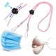 thumbnail image 1 of Cordones para máscara facial, soporte para máscara, cordón ajustable para máscara con clips, correa para soporte de collar facial para mujeres y hombres, cómodo alrededor del cuello, máscara facial Xemadio HMFJ126-4, 1 of 5
