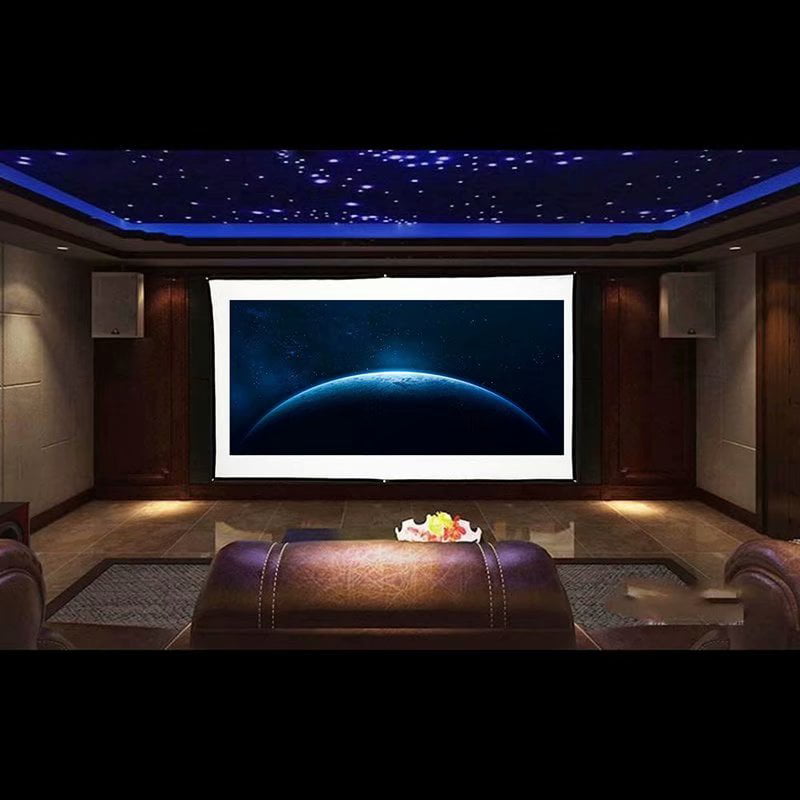 HD Projector Screen 16:9 Home Cinema Theater Projection Foldable Portable Screen 84inch 