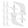 thumbnail image 5 of Masteelf White Plastic Radiator Hooks for Towels Shoes and Hats No Drill Installation 10 Pieces, 5 of 8