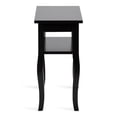 thumbnail image 4 of Kate and Laurel Lillian Modern Narrow Side Table, 18 x 12 x 24, Black, Transitional Side Table for Display, Storage, and Gathering, 4 of 7